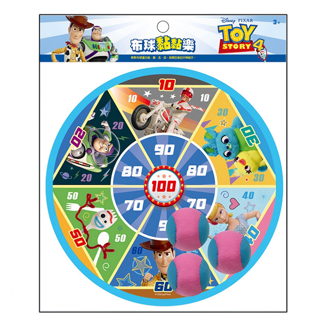 TOY STORY 玩具總動員 4 布球黏黏樂, 1個, 藍色