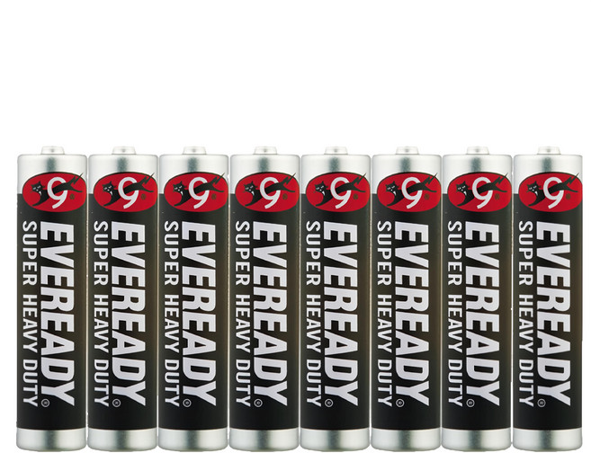 EVEREADY 永備 碳鋅電池 4號, 8顆, 1組