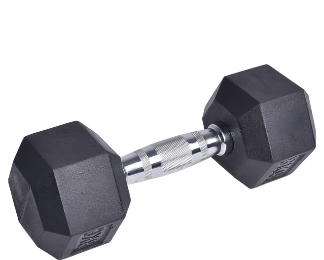 AD-ROCKET 六角包膠重訓健身啞鈴, 5kg, 1個