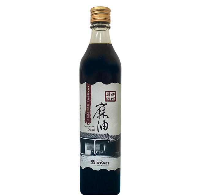 KOWEI 可味 嚴選麻油 520ml 台灣產, 1瓶