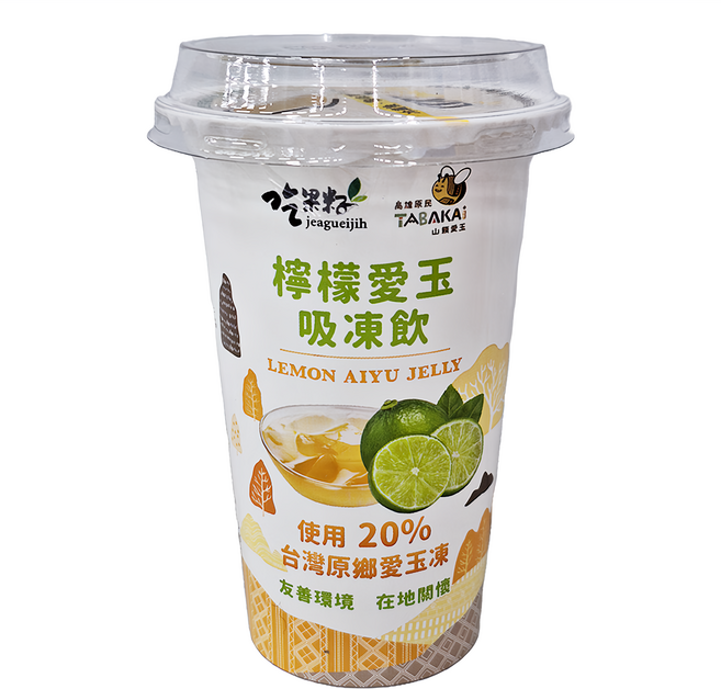 吃果籽 吸凍飲 檸檬愛玉, 220g, 30罐