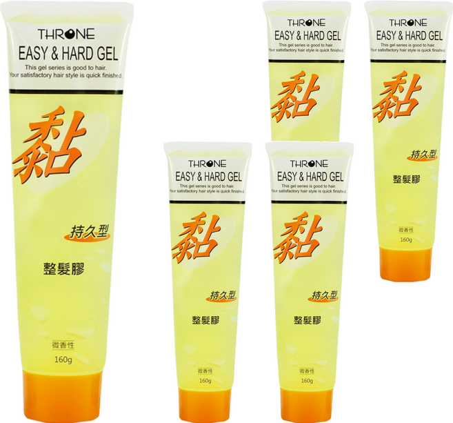 THRONE 斯儂恩 持久型整髮膠 易塑型, 160g, 5條