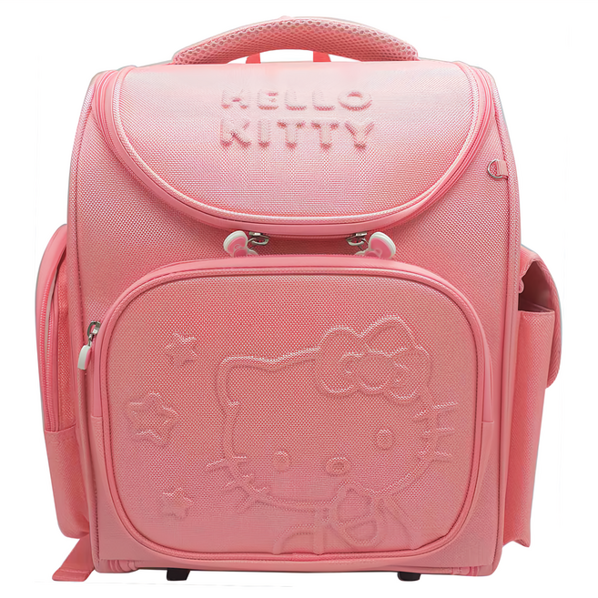 EVA壓凸減壓書包 粉色尼龍布