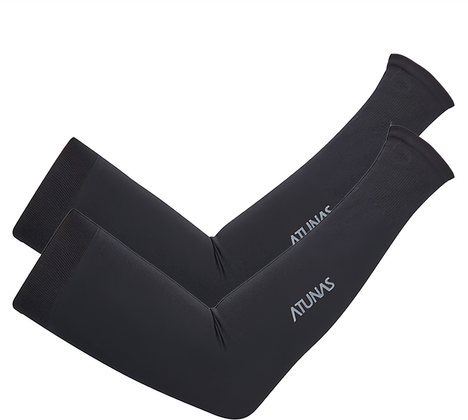 ATUNAS 歐都納 涼感3D袖套 A1ACEE02N, 黑色, 1雙