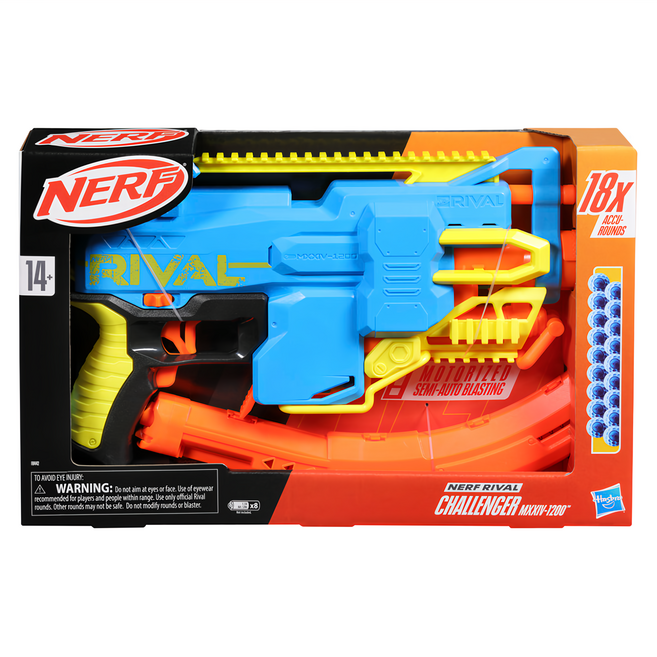 Hasbro 孩之寶 NERF 決戰系列 射擊器, 藍色 + 橘色, 1支
