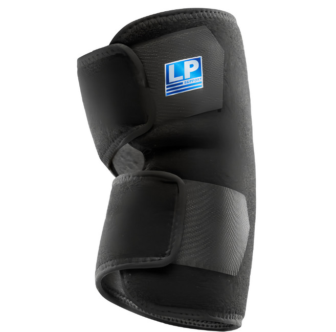 LP SUPPORT 759CN 分段可調式肘部護套 黑色, 1個