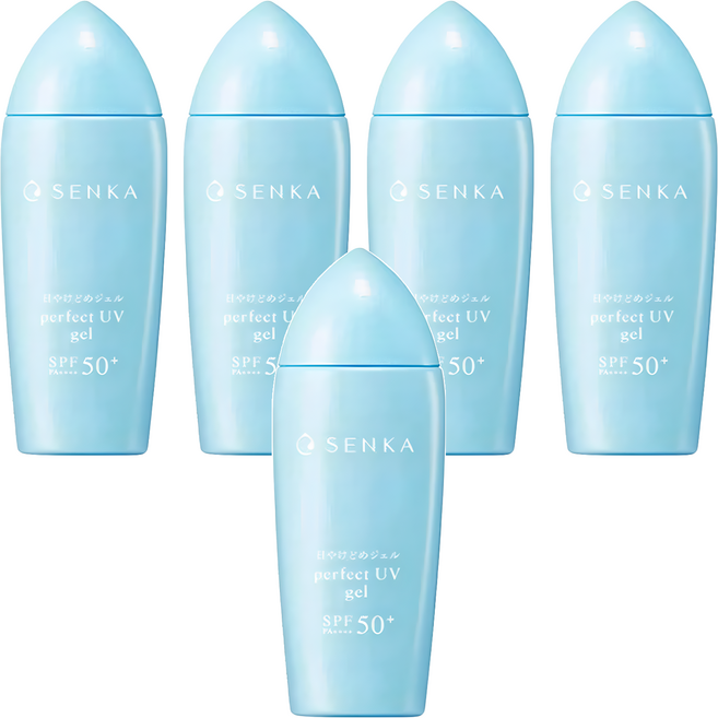 SENKA 專科 台灣公司貨 全效水感防曬水凝乳, 80ml, 5瓶