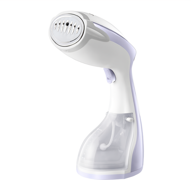 MOLIJIA 魔力家 好熨氣 手持式蒸汽掛燙機 1300W大功率 15秒快速熨燙 304不鏽鋼噴頭 260ml超大容量水箱, 藤花紫