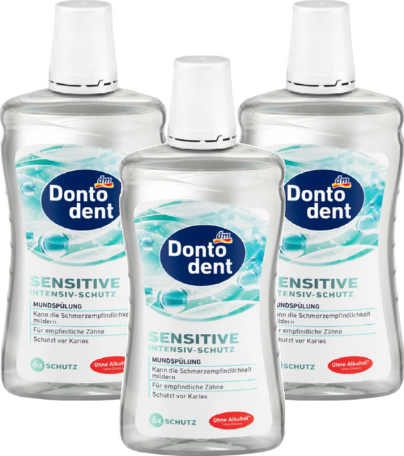 dm Dontodent 口腔漱口水, 500ml, 3瓶