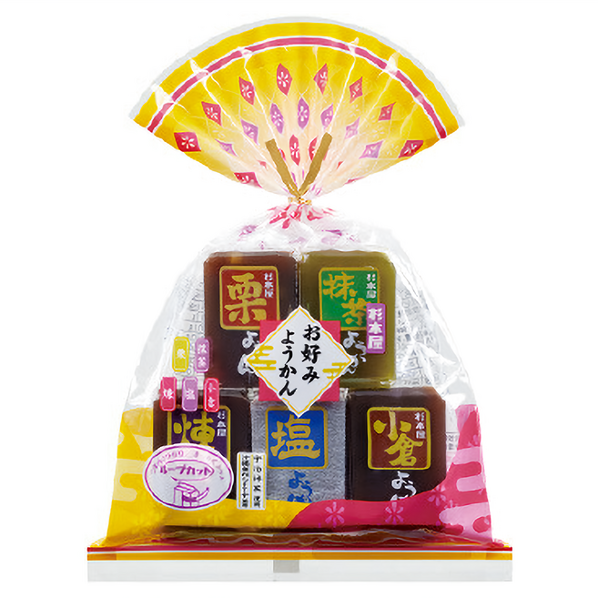 SUGIMOTOYA SEIKA 杉本屋 五色羊羹, 320g, 1袋