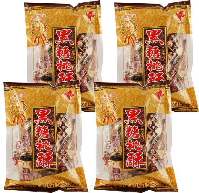 義香珍 黑糖桃酥, 300g, 4袋