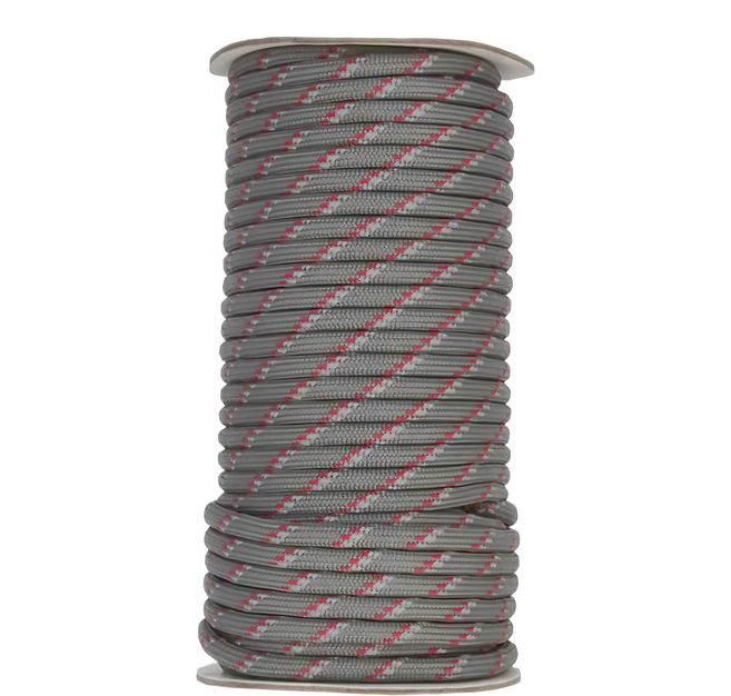 Forest Outdoor 群森戶外 高反光5mm編織營繩 270g, 灰色