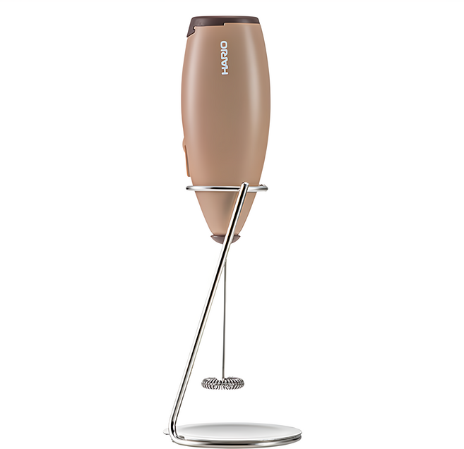 HARIO 好璃奧 電動奶泡器, CZ-1BR, 棕色
