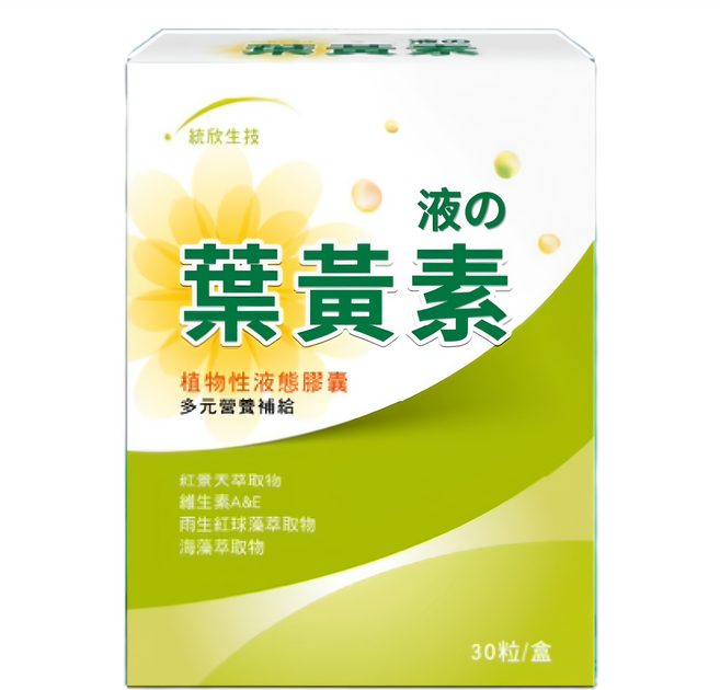 統欣生物科技 液態葉黃素膠囊, 30顆, 585mg, 1盒