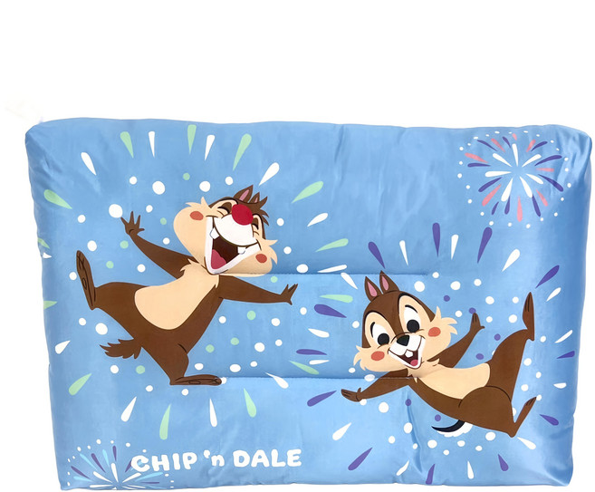 CHIP 'N' DALE 奇奇蒂蒂 針織涼感水洗枕, 煙火秀 藍色