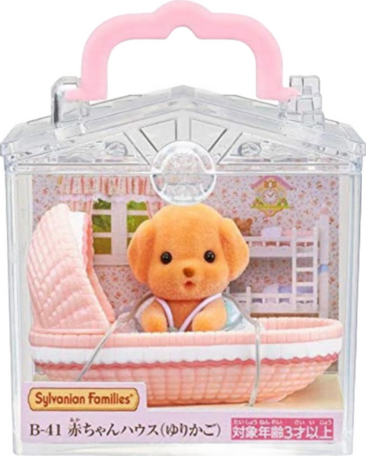 EPOCH Sylvanian Families 森林家族 嬰兒搖籃提盒, 1個