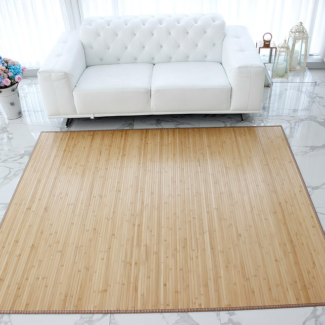 LEENDECO 17mm 橡木款大竹蓆, 竹色