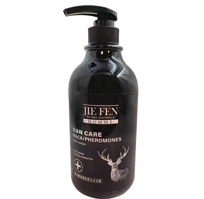Jie Fen 潔芬生活 瑪卡費洛香氛男士沐浴露, 750ml, 1瓶