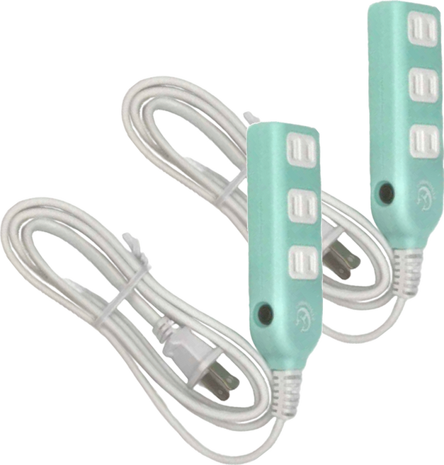 CENTENARY 成電牌 超值型3 + 1座2P延長線 CT2042B, 1.8m, 顏色隨機, 2條