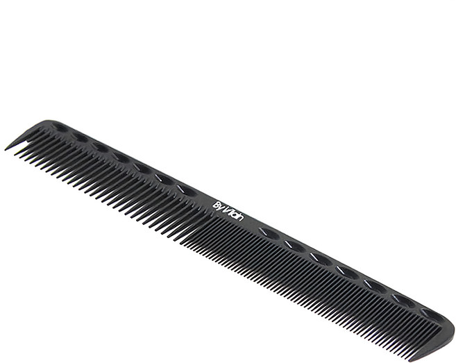 BY VILAIN 7吋專業扁梳 Cutting Comb, 黑色, 1個