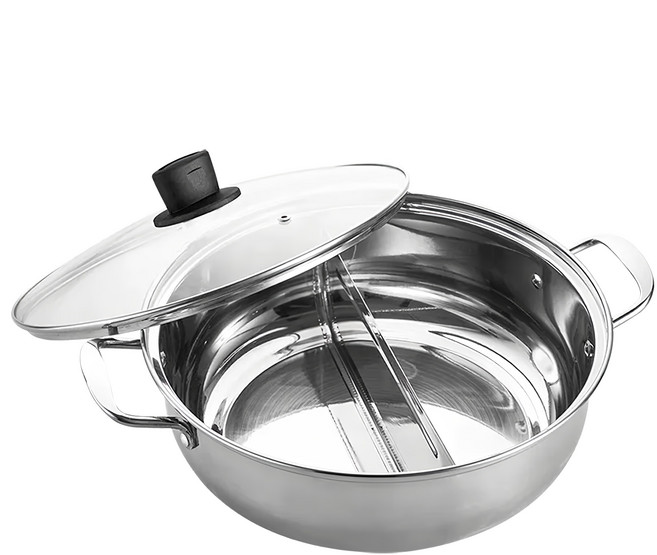 PLUS PERFECT 理想 極緻316鴛鴦鍋 雙耳, 32cm, 1個