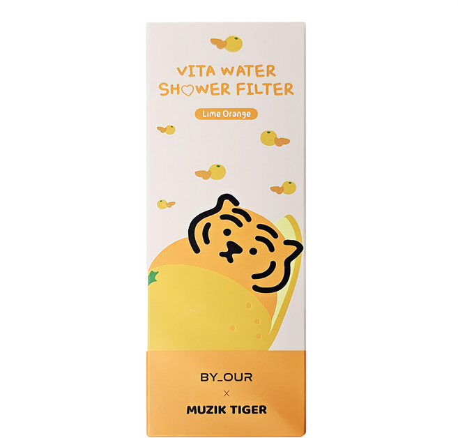 BY OUR 完美純淨沐浴過濾器 MUZIKTIGER聯名款 105g, 1個, 香橙萊姆香