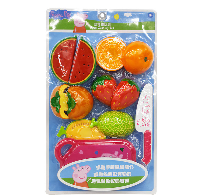 Peppa Pig 粉紅豬小妹 切切樂水果 248g, Multi-color, 1個