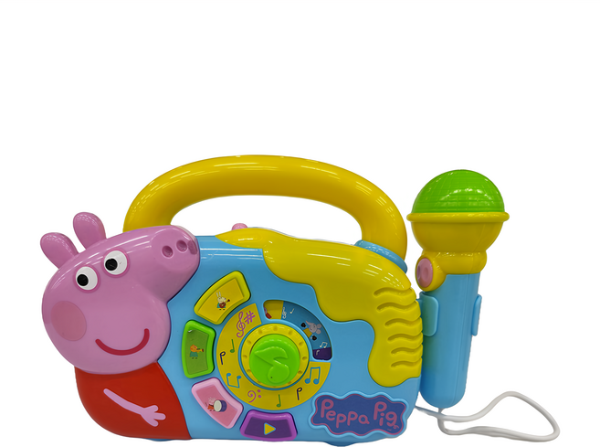 Peppa Pig 粉紅豬小妹 歡唱兒歌麥克風 多色, 粉紅豬小妹 多色, 1個