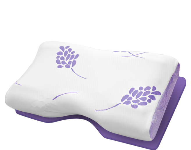 Fuddo 福朵 Sous Le Nez薰衣草香氛枕II 可調高度, 蝴蝶型 紫色, 1個