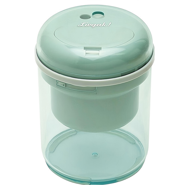 SONIC 大容量電動削筆機 LV-1713, 1個, 粉綠色