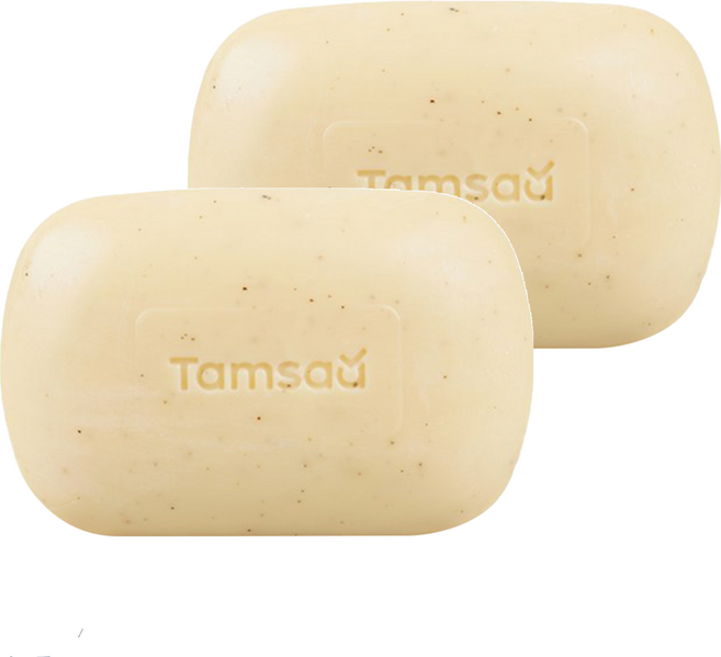 Tamsaa 穀物搓澡皂, 90g, 2個