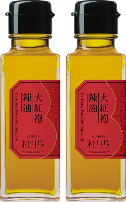 A-Ma 杜甲 大紅袍辣油, 100ml, 2瓶