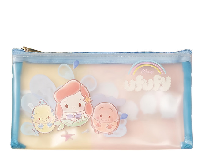 R FUN SHOP Ufufy 寬版磨砂萬用包 小美人魚, 19 x 9cm, 1個