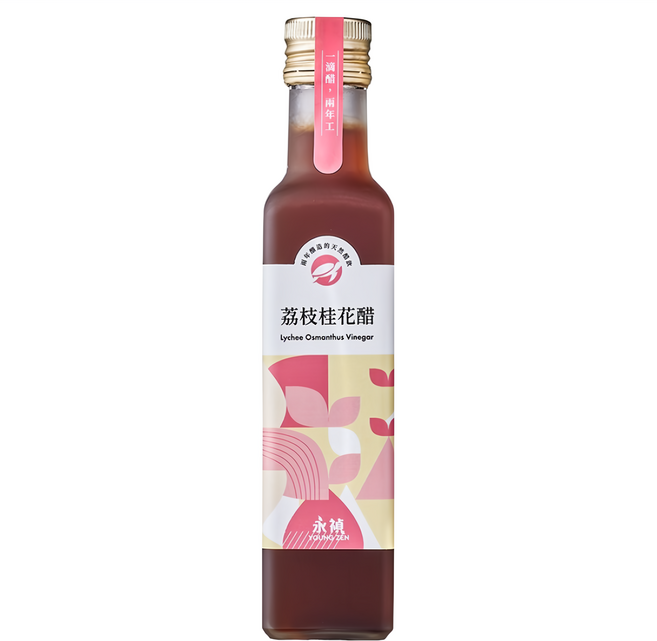 永禎 濃醇醋 荔枝桂花醋, 250ml, 1瓶