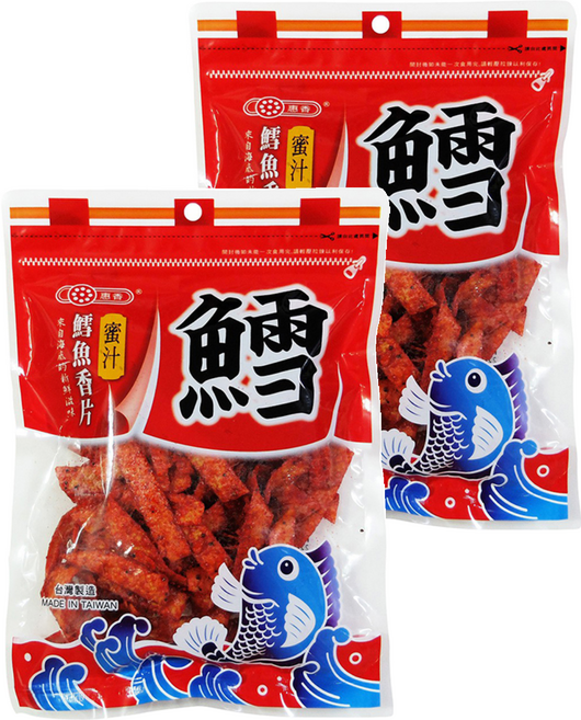 惠香 鱈魚風味蜜汁香片, 230g, 2包