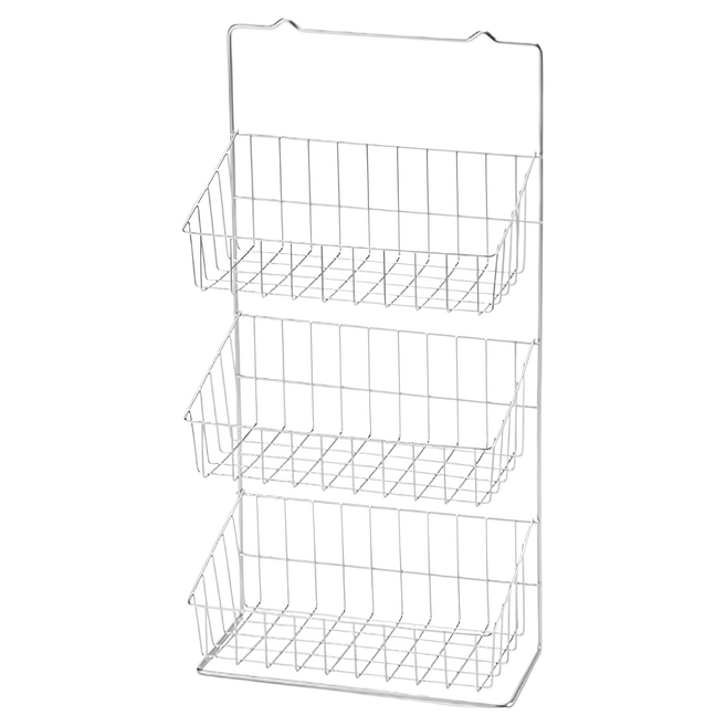 204不銹鋼三層收納架 K-102, 銀色, 1個
