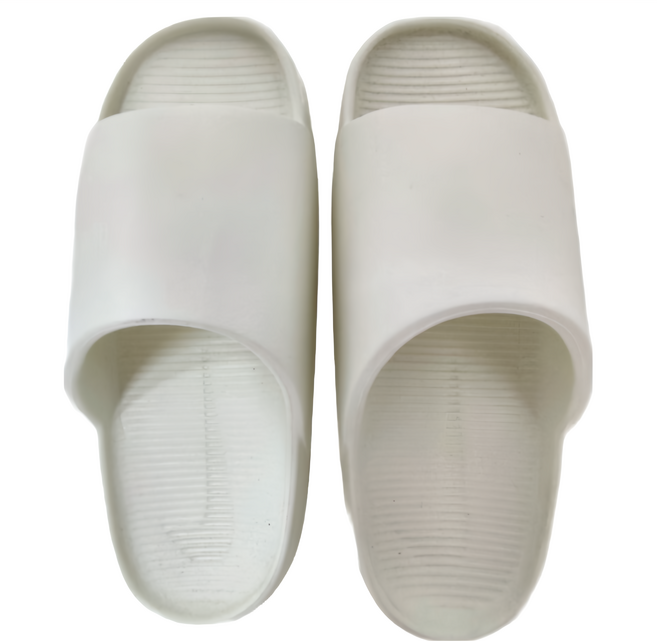 NIKE 耐吉 W Calm Slide 厚底拖鞋, 白色, 23cm