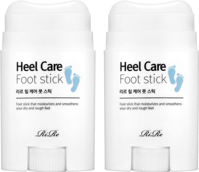 RiRe Heel Care Foot Stick 龜裂足跟修復膏 保濕柔嫩足部, 1個, 2個, 22g