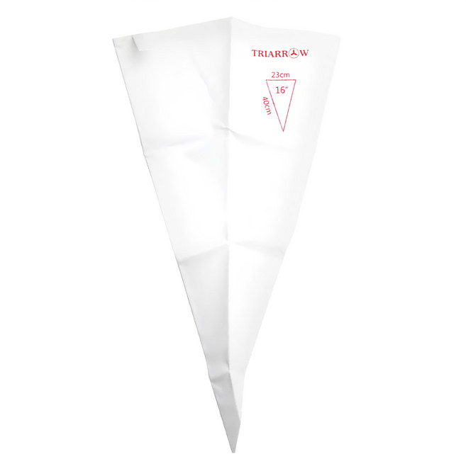TRIARROW 三箭牌 防滑加強擠花袋 2入 耐熱80度, 白色, 擠花袋, 2個