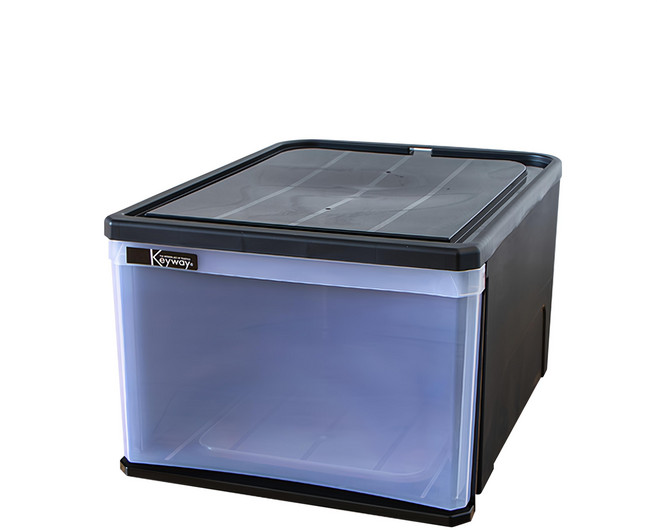 KEYWAY 聯府 抽屜整理箱 45L, 1個, 黑色