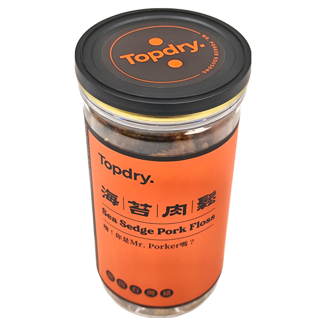 TOPDRY 頂級乾燥 海苔肉鬆, 190g, 1罐