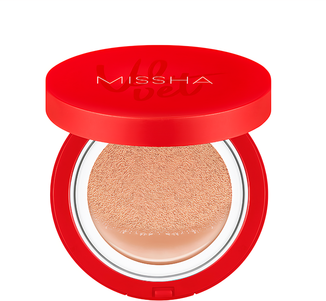 MISSHA 台灣公司貨 紅絲絨氣墊粉餅, NO.21 白皙, 1個