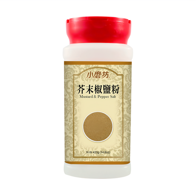 小磨坊 芥末椒鹽粉, 420g, 1瓶