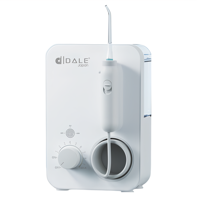 DALE 達樂 家用變頻沖牙機 DL-5006 白色 600ml大容量水箱 10段水壓調節 多種噴頭 全方位清潔口腔