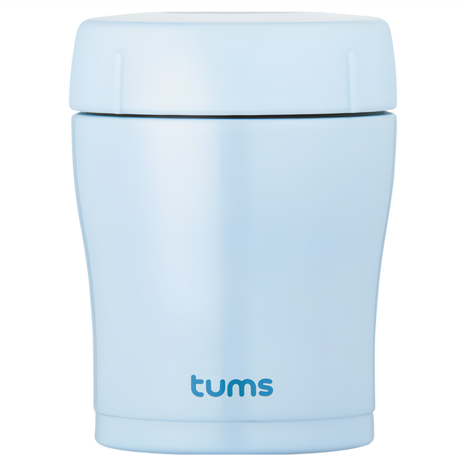 TUMS 馬卡龍色系保溫罐, 藍色, 300ml, 1個
