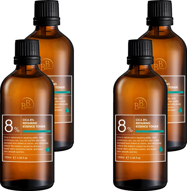 BB AMINO 科研 8%CICA積雪草修護精華水, 100ml, 4瓶