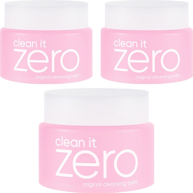 BANILA CO 芭妮蘭 台灣公司貨 ZERO 零感肌瞬淨卸妝霜 經典潤澤, 7ml, 3罐