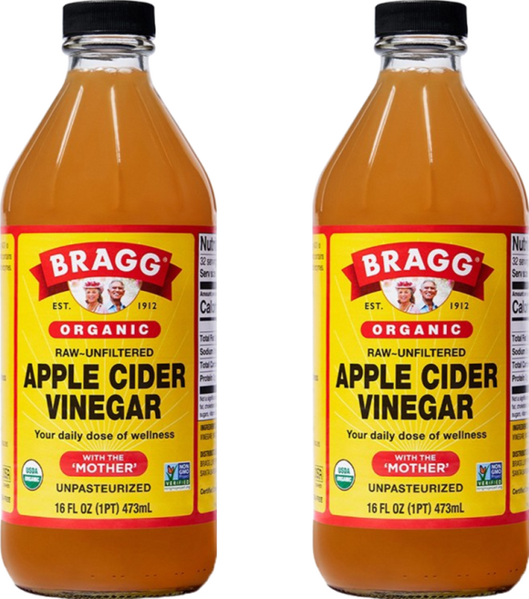 BRAGG 有機蘋果醋, 473ml, 2瓶
