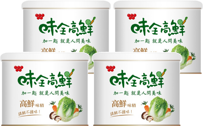 味全高鮮 味精, 200g, 4罐