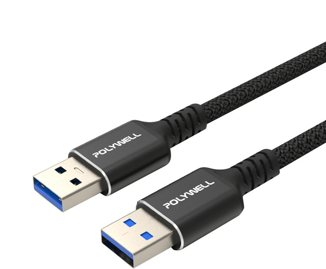 POLYWELL 寶利威爾 USB3.2 Type-A 公對公高速傳輸線 Gen1 5Gbps, 3m, PW15-W45-M983, 1條